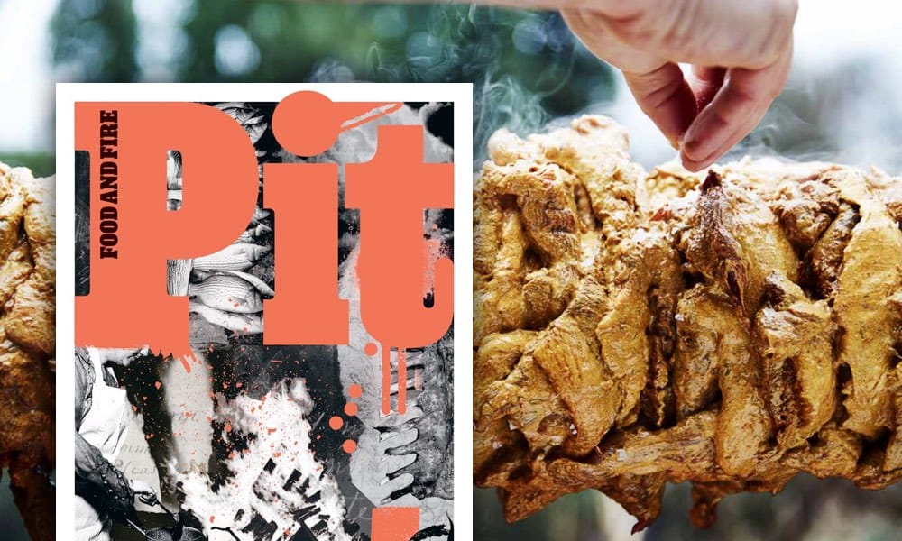 Cooking goat in the mud