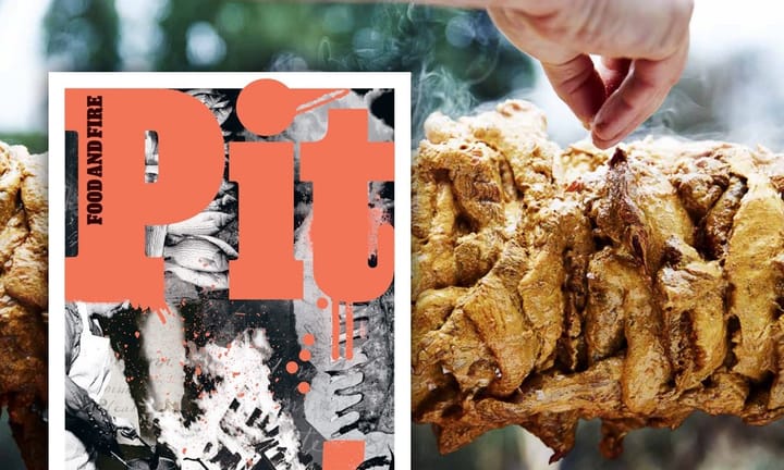 Cooking goat in the mud